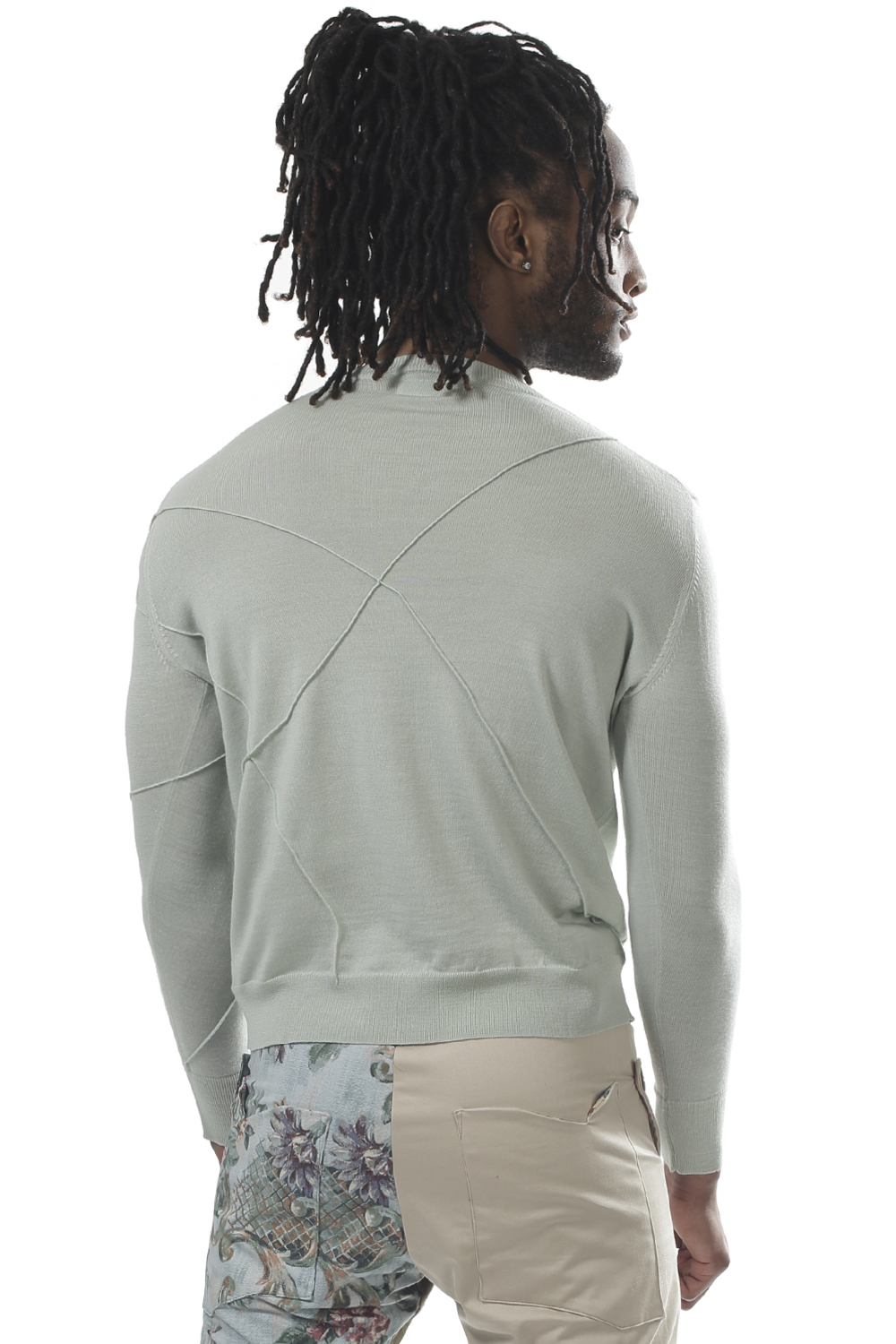 STYLE 214 : CHARLIE KNIT aqua - Image 3