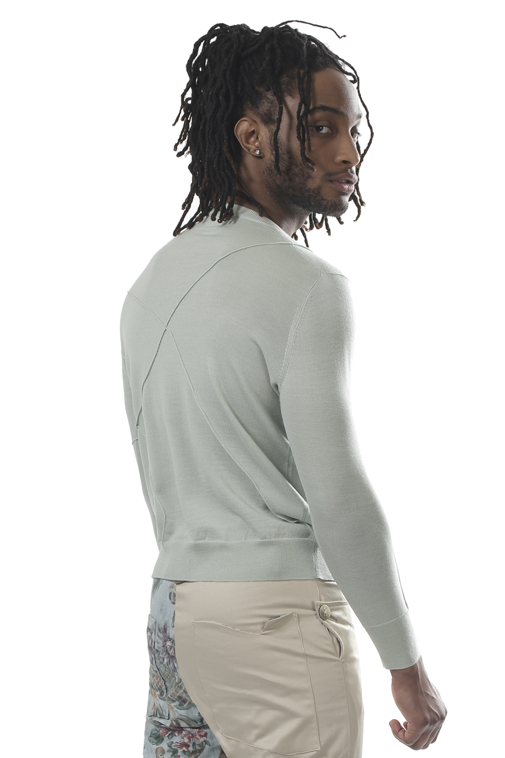 STYLE 214 : CHARLIE KNIT aqua - Image 2