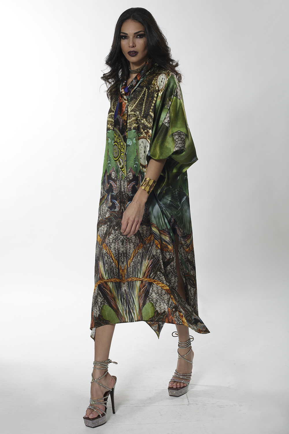 Style D78 : MARLA SILK LONG - Image 2