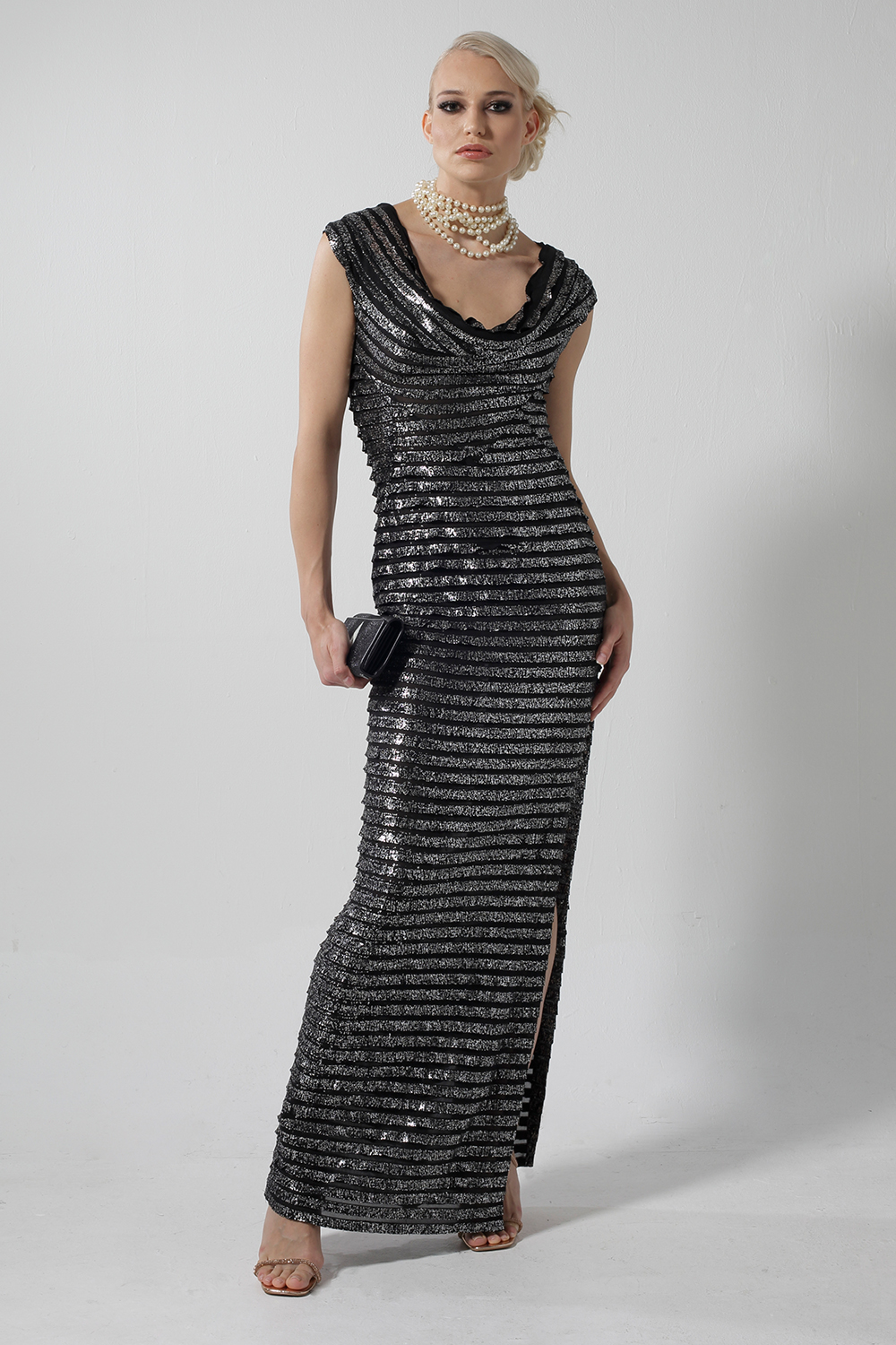 STYLE D1048: LEDA LONG SILV
