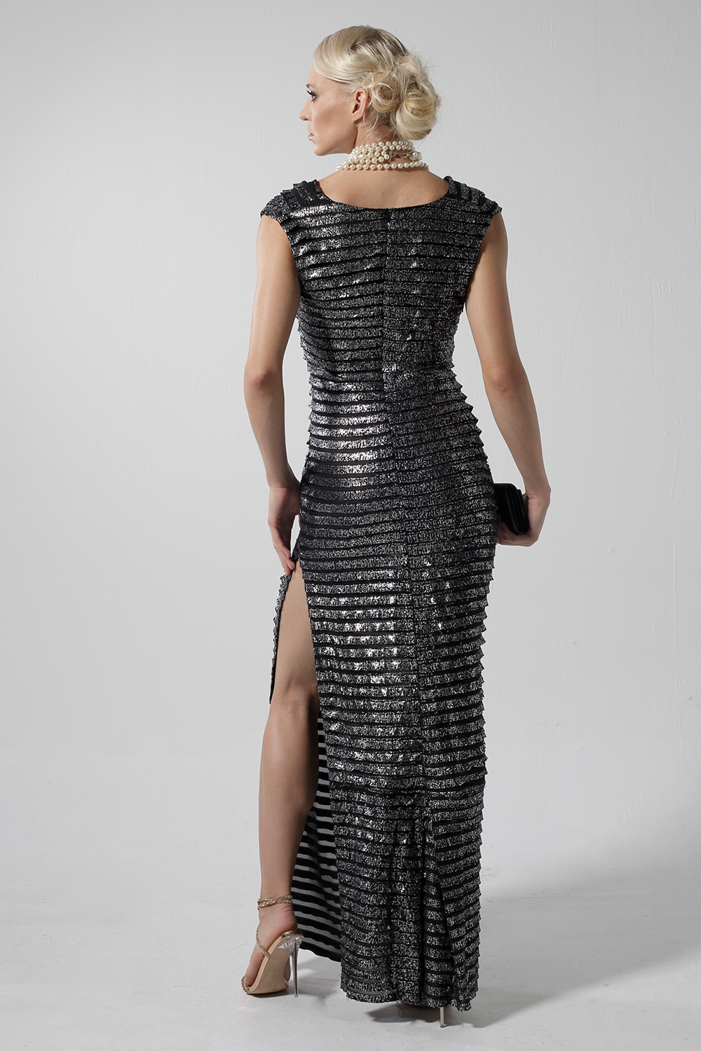STYLE D1048: LEDA LONG SILV - Image 2
