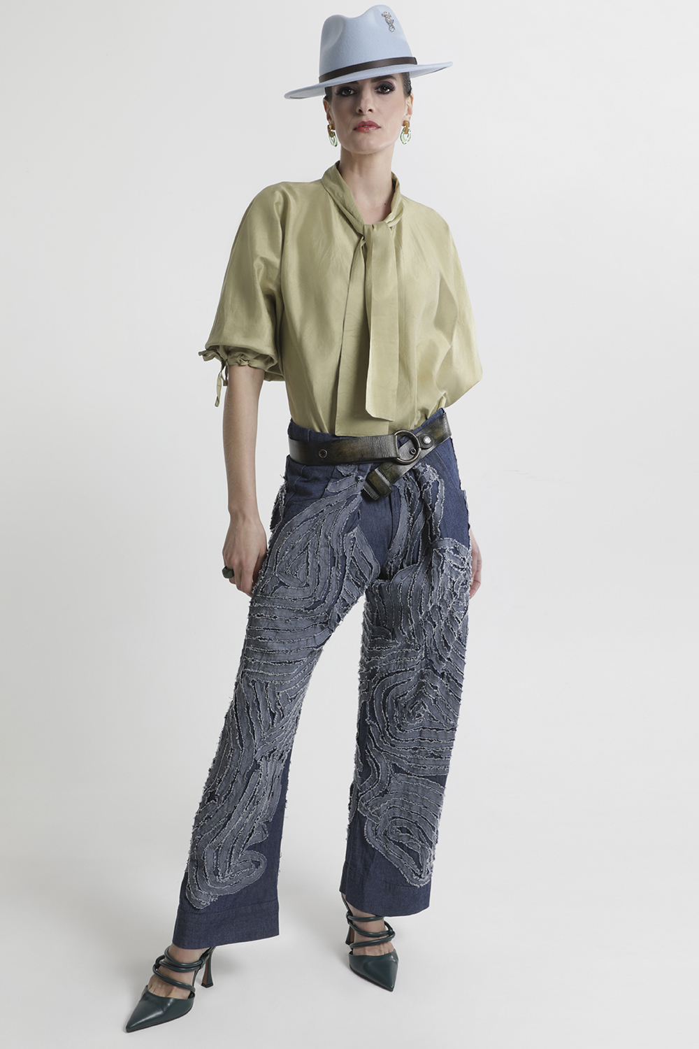 D78;MARLA LONG SLK STCH - Image 5